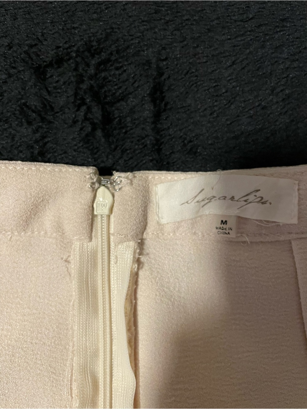 Sugarlips Embroidered Cream Mini Skirt - Picture 10 of 12